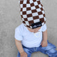 BAMBOO CUFF BEANIE- Sienna Check