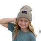 BAMBOO CUFF BEANIE- Mushroom
