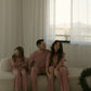 Women's Boxy Tee Lounge Set | Red Gingham