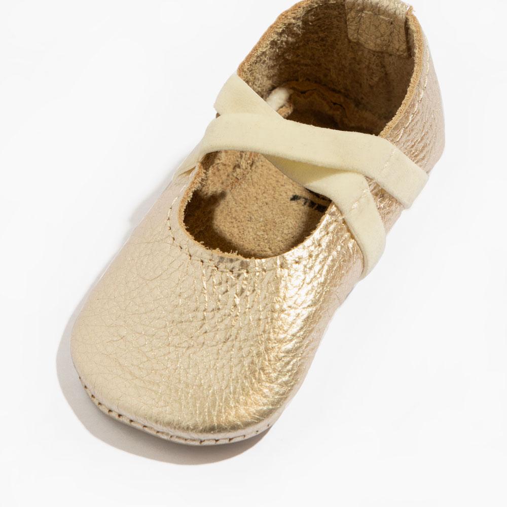 Platinum Ballet Slipper Baby Shoe