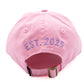 Light Pink Letter Baseball Hat