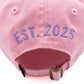 Light Pink Letter Baseball Hat