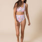 Women's Basic Bikini | Colorful Floral