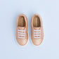 Rose Gold Classic Lace Up Sneaker