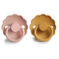 FRIGG Daisy Silicone Pacifier 2-Pack