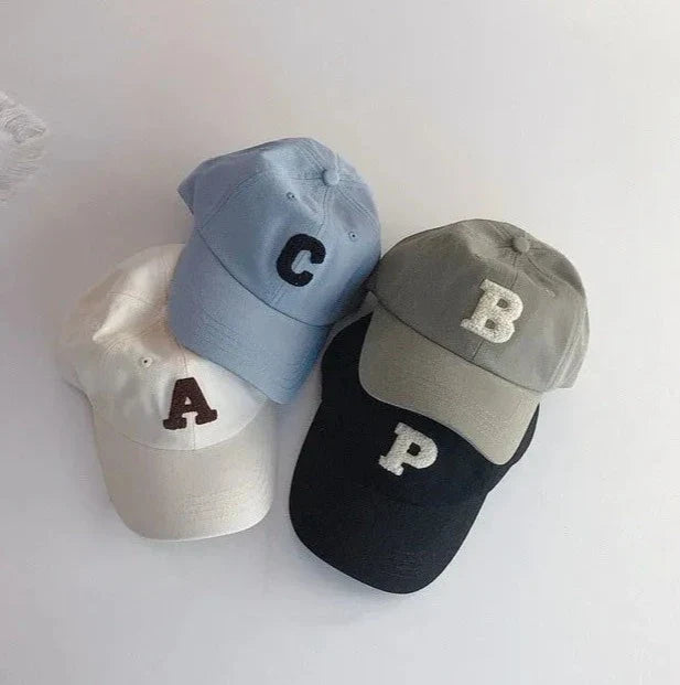 Plush Letter Baseball Cap