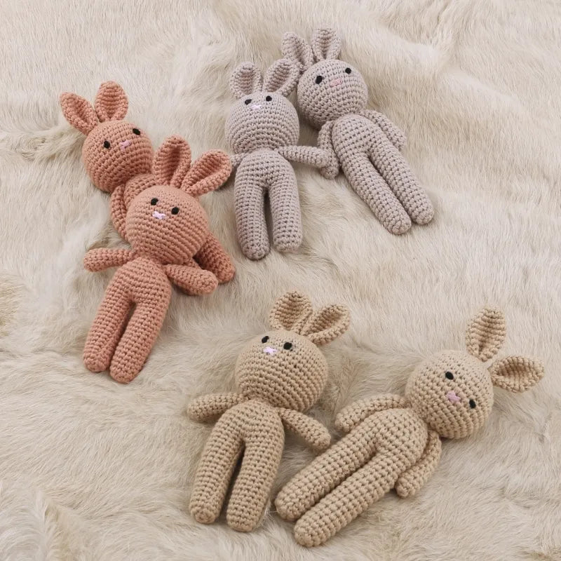 Cotton Crochet Baby Stuffed Rabbit Toy