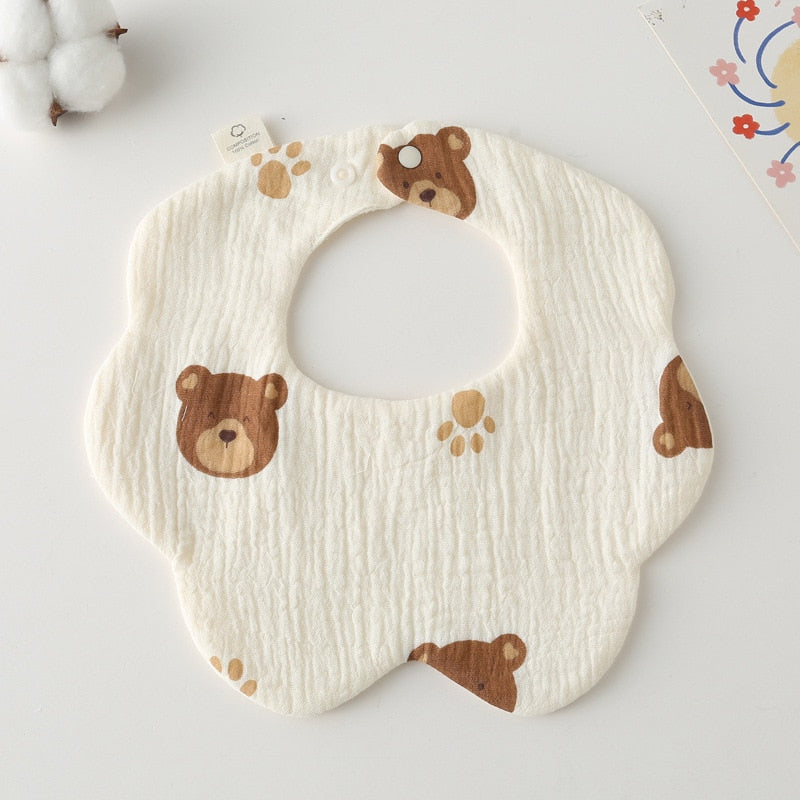 Round Petal Feeding Bib