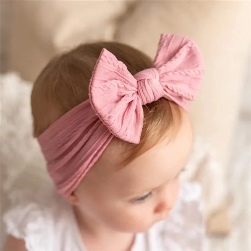 5 Pcs Ribbed Bow Headband