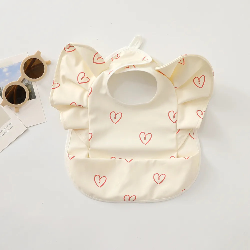 Assorted Waterproof Ruffle Bibs