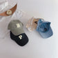 Plush Letter Baseball Cap