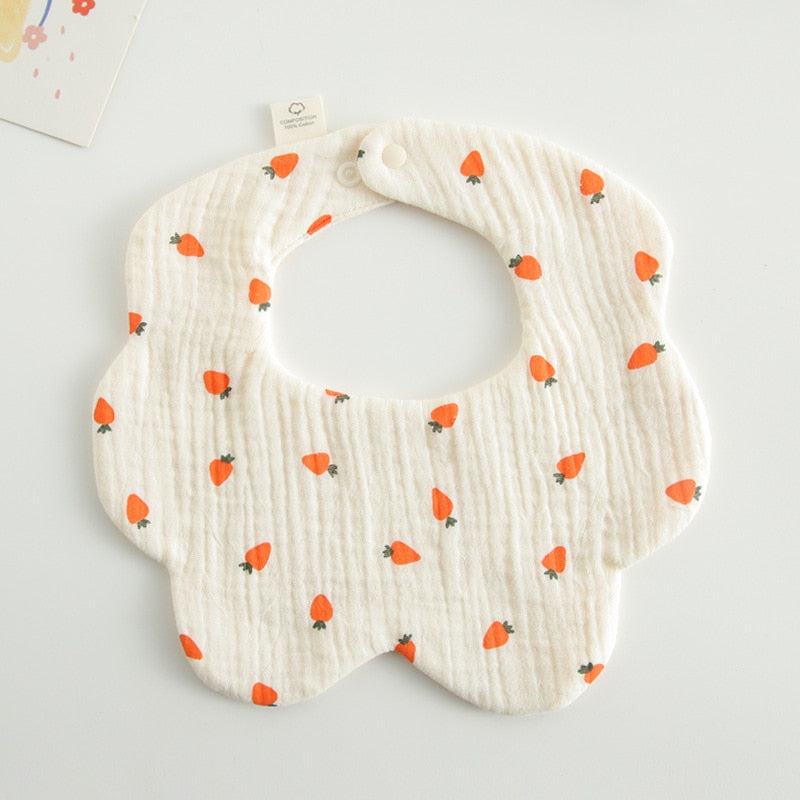 Round Petal Feeding Bib