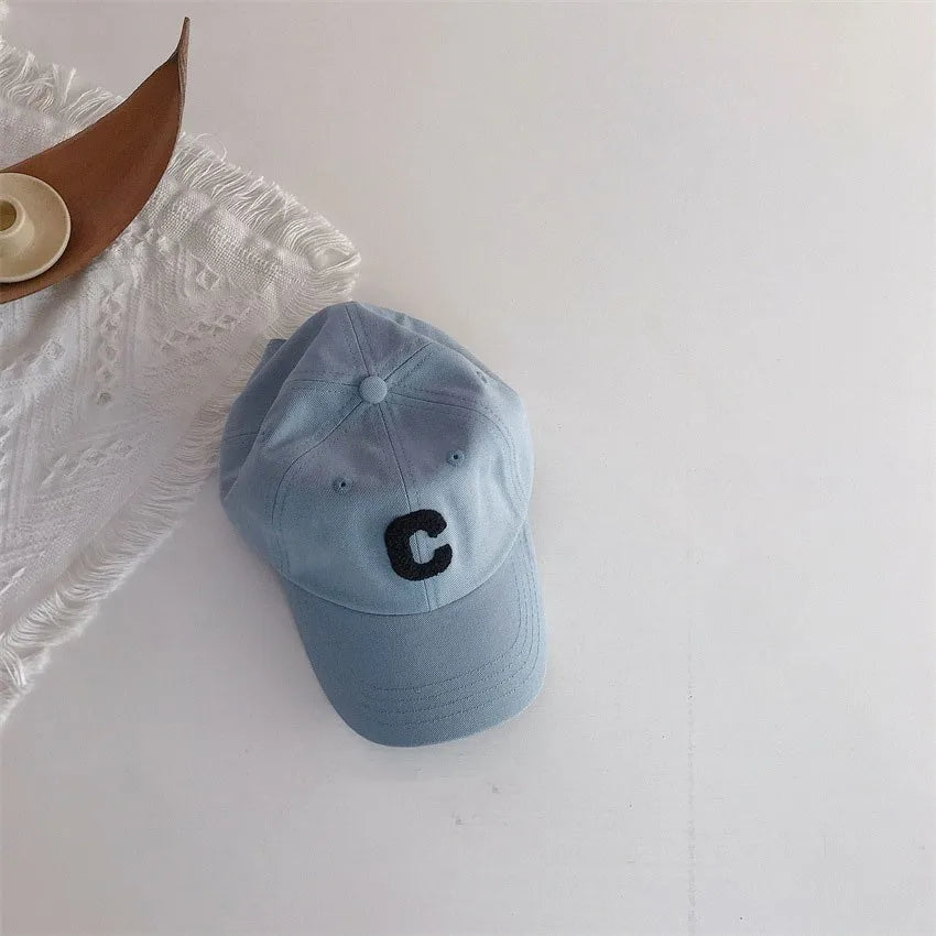 Plush Letter Baseball Cap