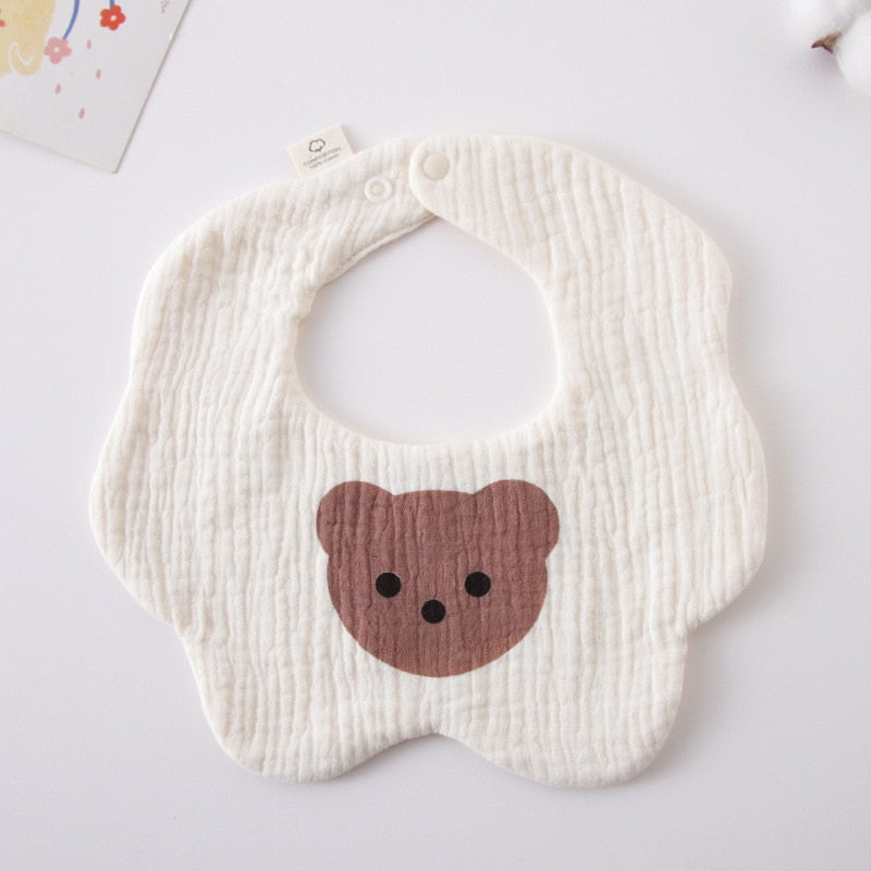 Round Petal Feeding Bib