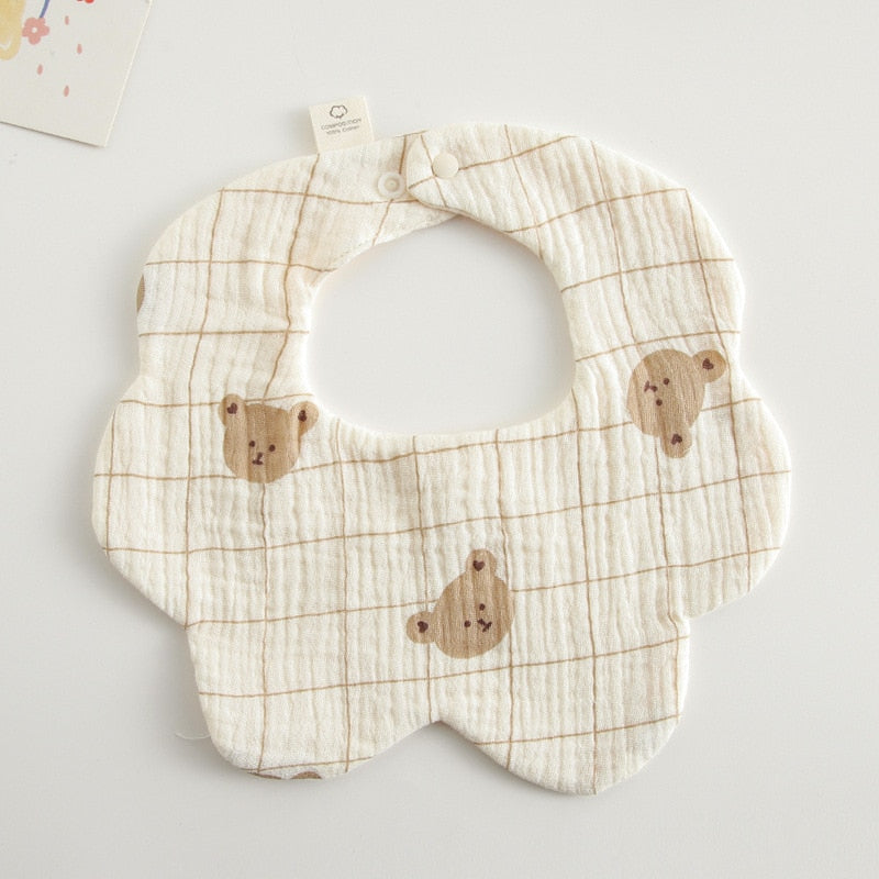 Round Petal Feeding Bib