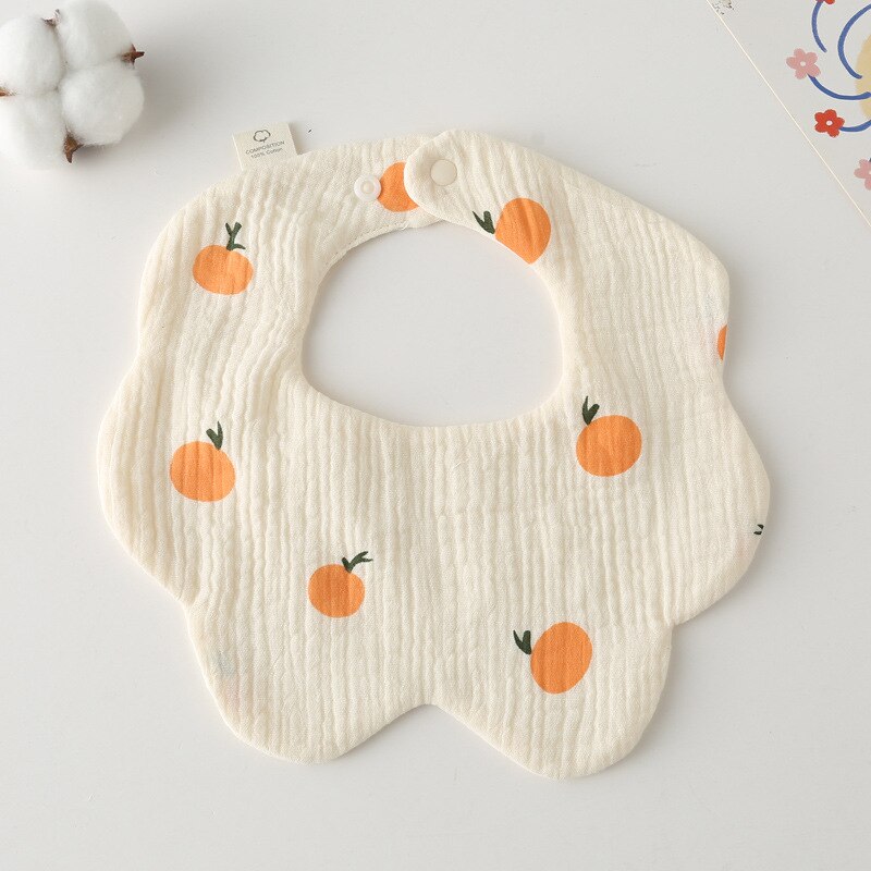 Round Petal Feeding Bib