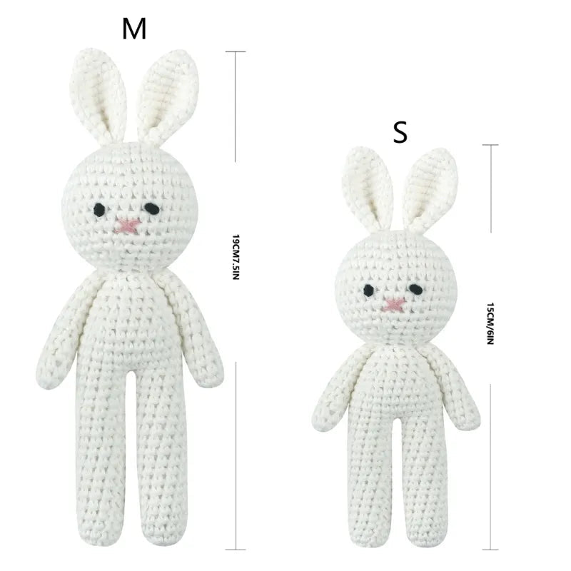 Cotton Crochet Baby Stuffed Rabbit Toy