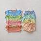 Checkered Playtime Shorts Set