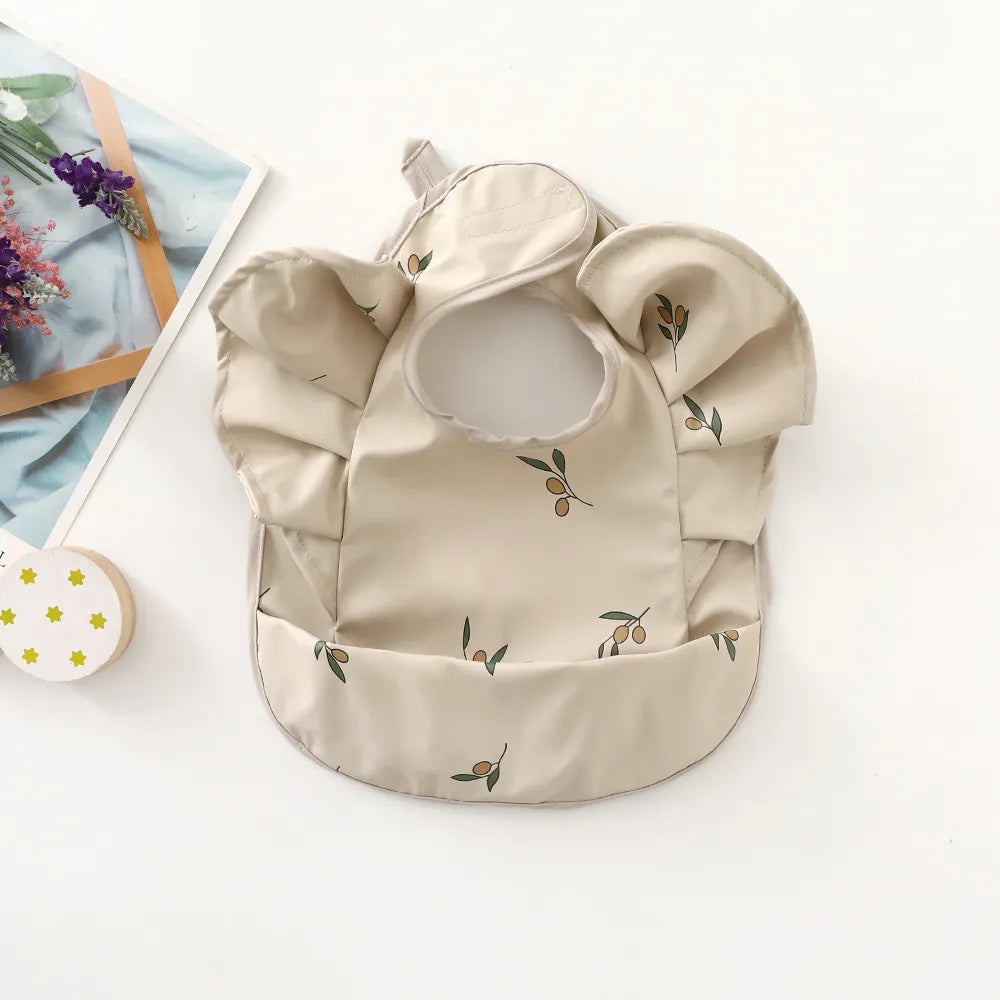 Assorted Waterproof Ruffle Bibs