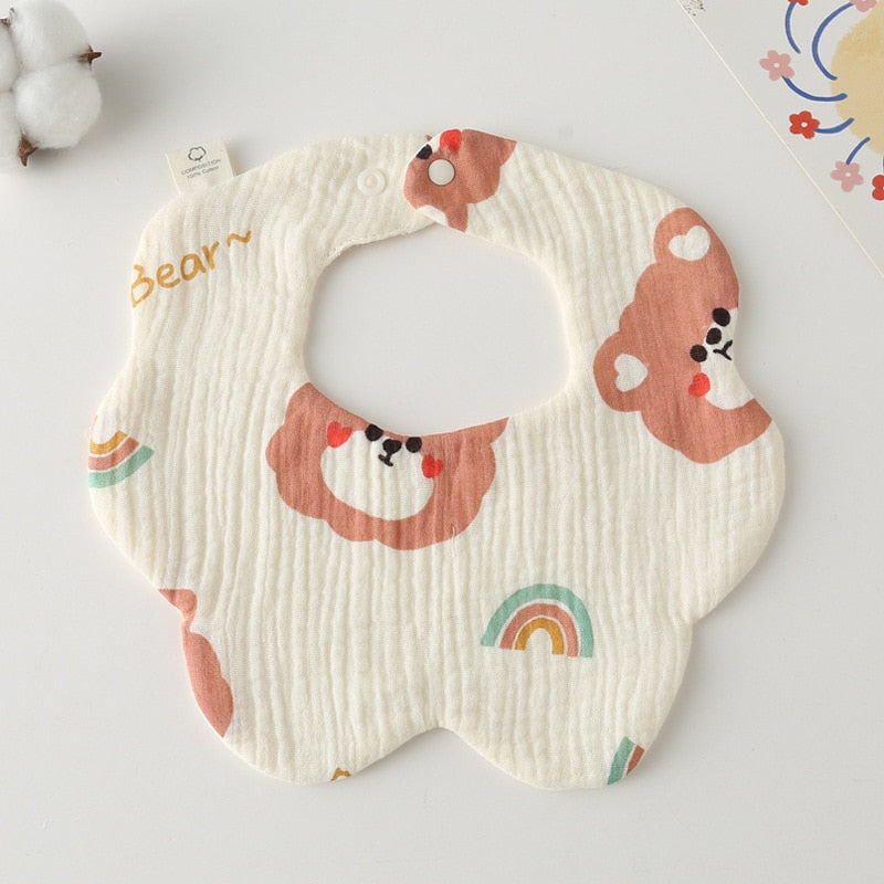 Round Petal Feeding Bib