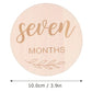 Wooden Baby Monthly Milestone Photo Cards