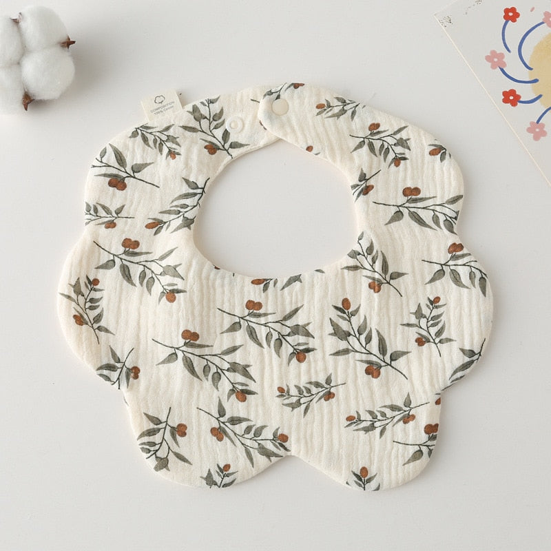 Round Petal Feeding Bib