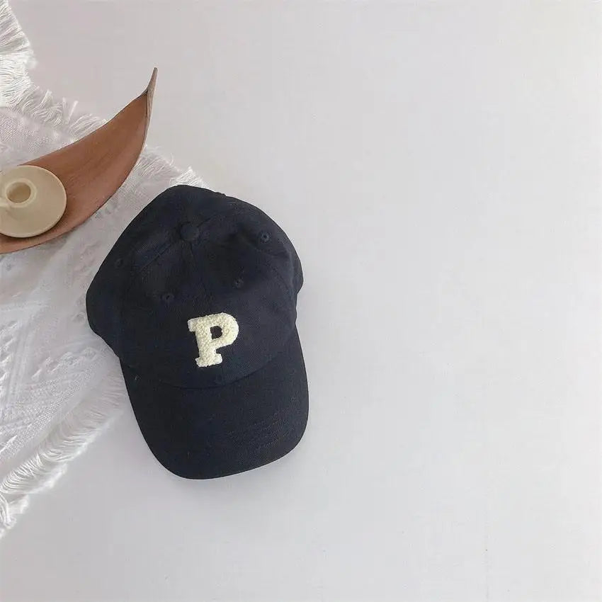 Plush Letter Baseball Cap