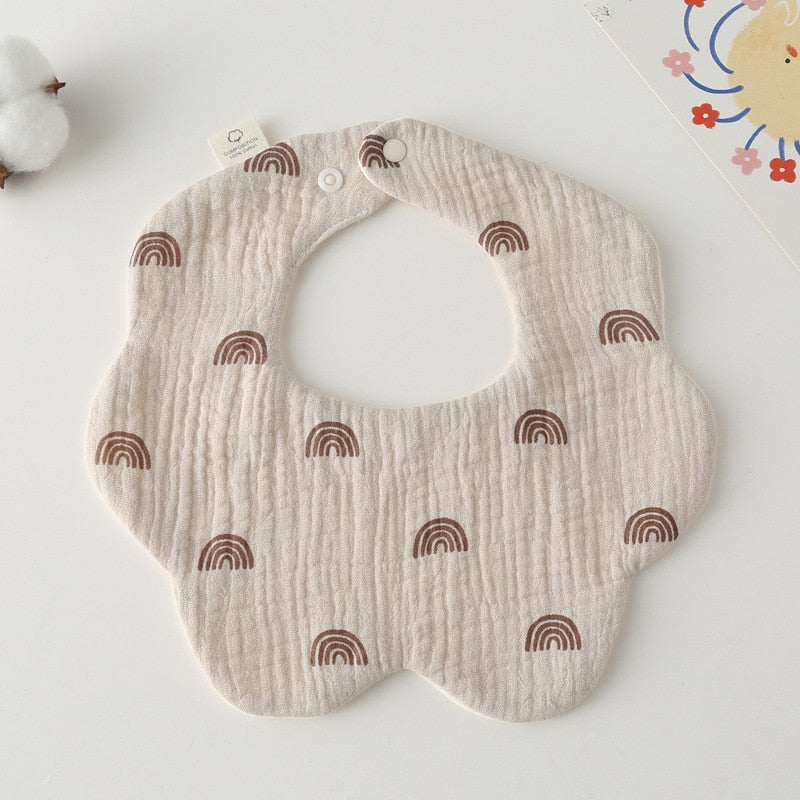 Round Petal Feeding Bib