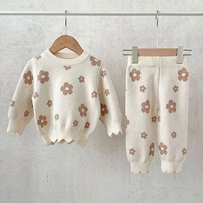 Flower Power Knitted Set