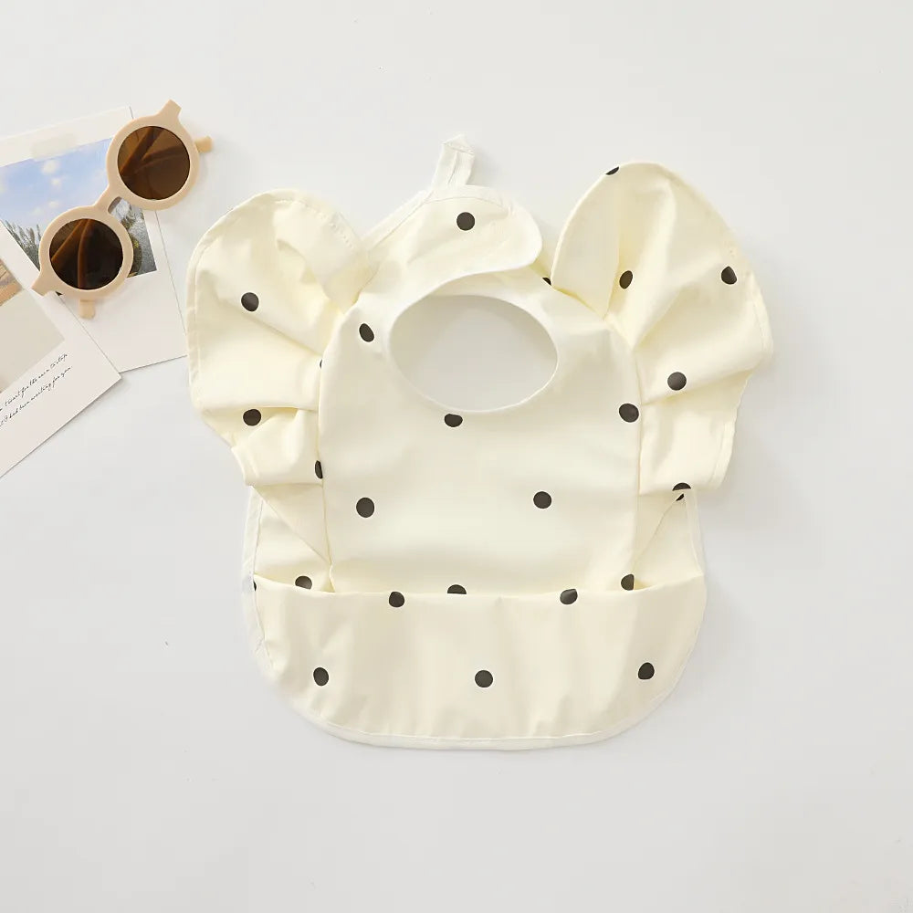 Assorted Waterproof Ruffle Bibs