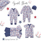 Grand Slam Baseball Bamboo Tee & Cotton Shorts Set for Boys