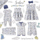 Seashore Skirted Bodysuit – Bamboo Baby Girl One-Piece