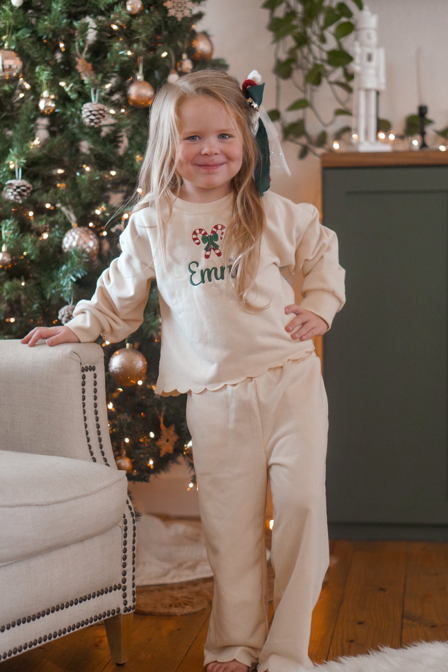 Weihnachts-Colorblock-Schößchen