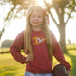Custom Embroidered Sweatshirt, Tee or Bubble Romper - Football Team Spirit