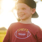 Custom Embroidered Sweatshirt, Tee or Bubble Romper - Football Team Spirit