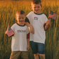 Custom Embroidered 4th of July Oversized Colorblock Tee