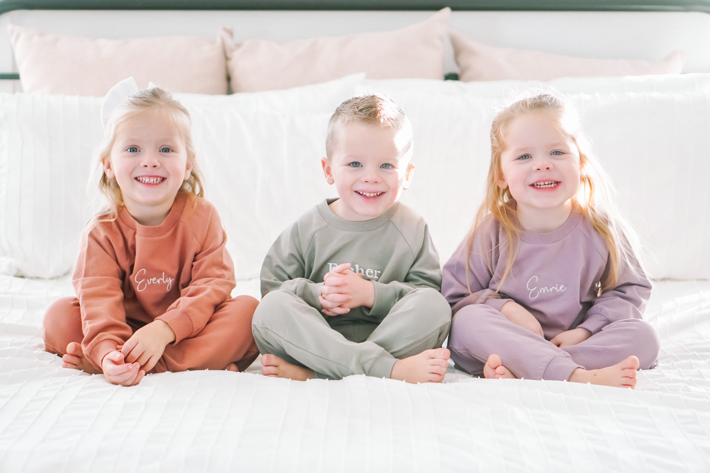 Custom Embroidered Organic Cotton Sweatsuit