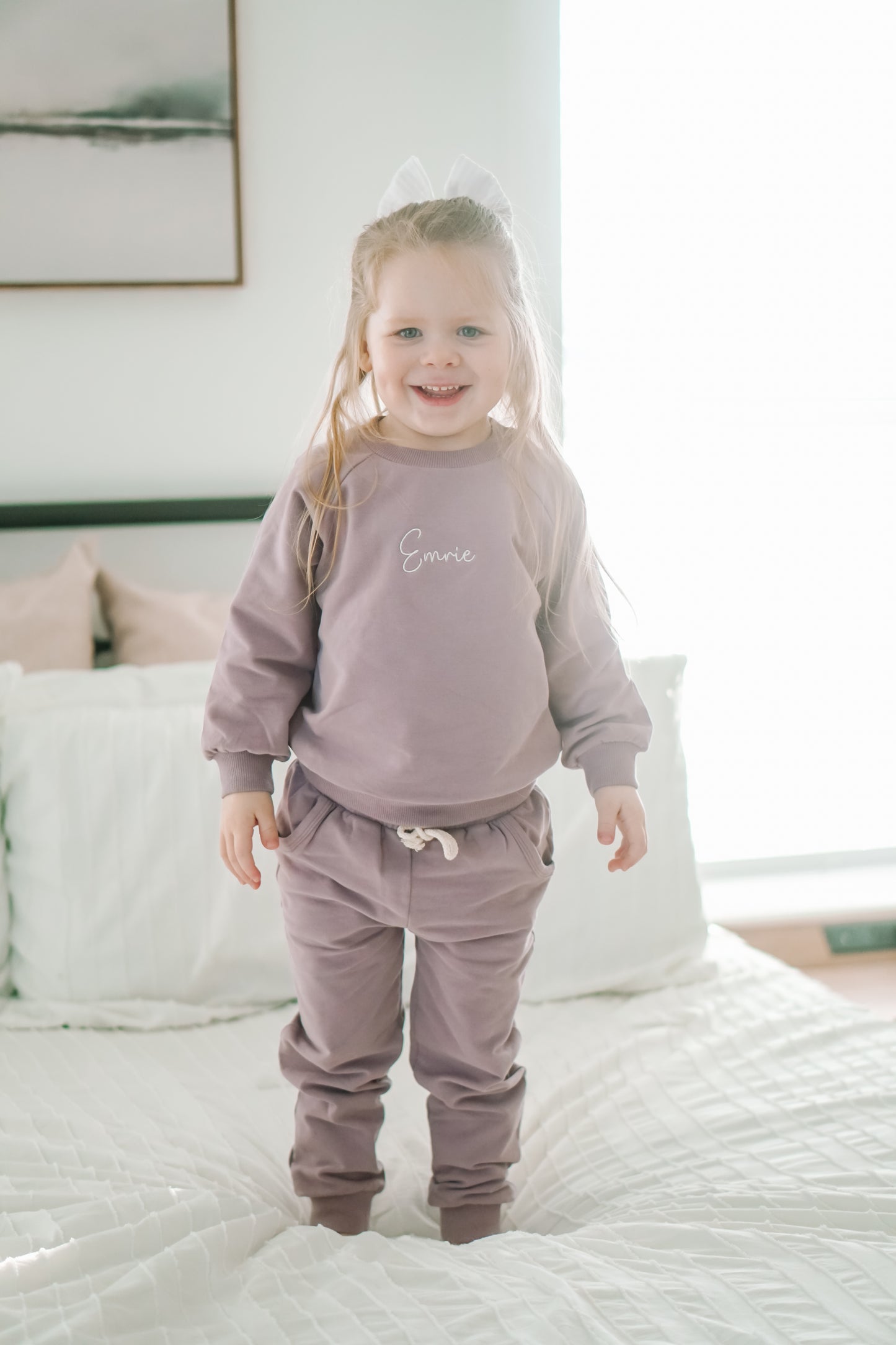 Custom Embroidered Organic Cotton Sweatsuit