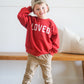 Loved Crewneck Sweatshirt - Red or Pink