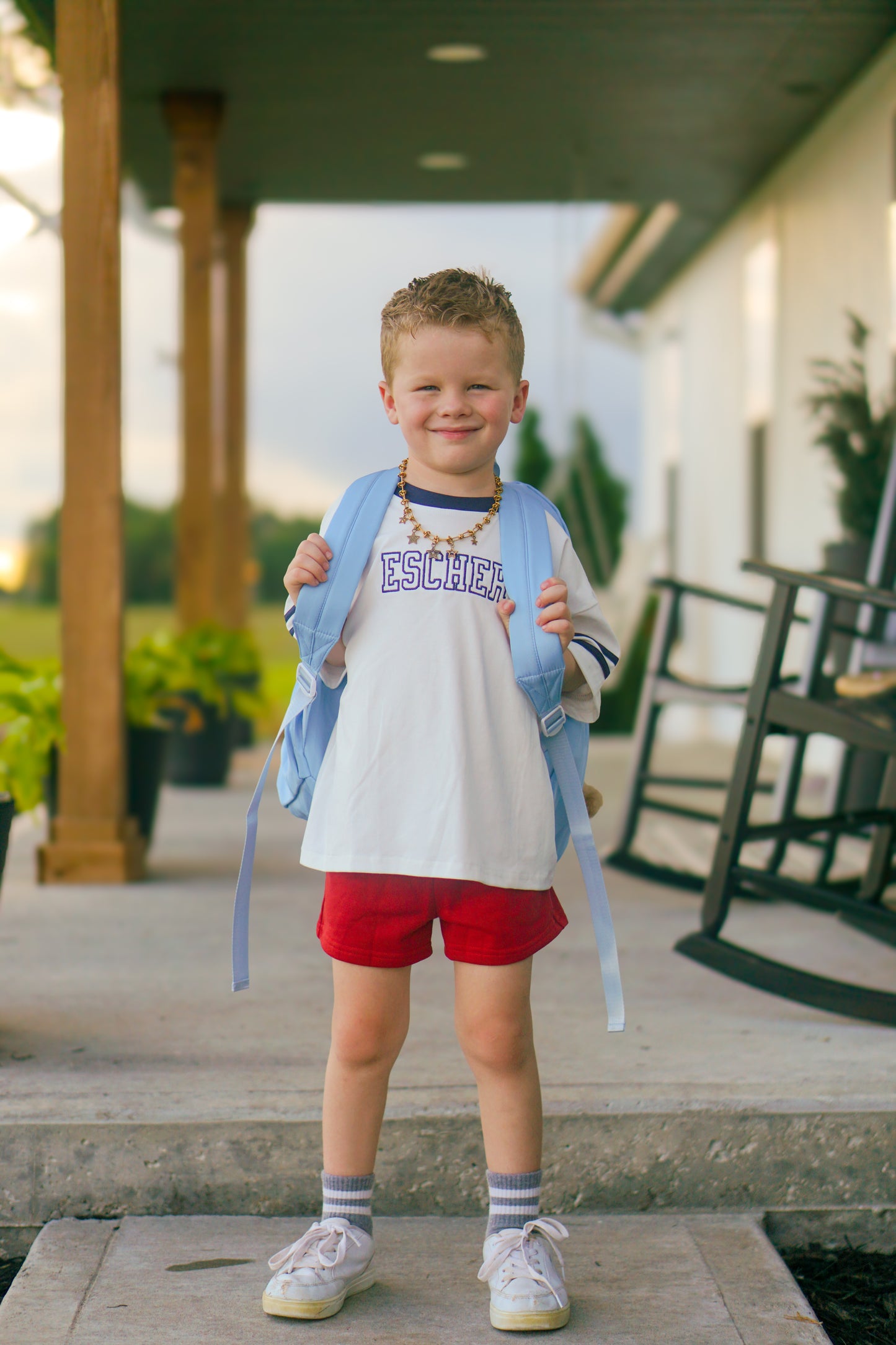 Custom Embroidered School Age Backpack - more colors