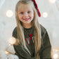 Custom Embroidered Christmas Sweatshirt or Romper
