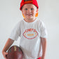 Custom Embroidered Organic Cotton Tee - Football Team Spirit