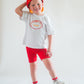 Custom Embroidered Organic Cotton Tee - Football Team Spirit