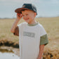 Custom Embroidered Colorblock Oversized Tee & Biker Set