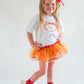 Custom Embroidered Organic Cotton Tee - Football Team Spirit