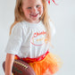 Custom Embroidered Organic Cotton Tee - Football Team Spirit