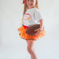 Custom Embroidered Organic Cotton Tee - Football Team Spirit
