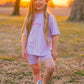 Custom Embroidered Bamboo Tee & Bike Short Set