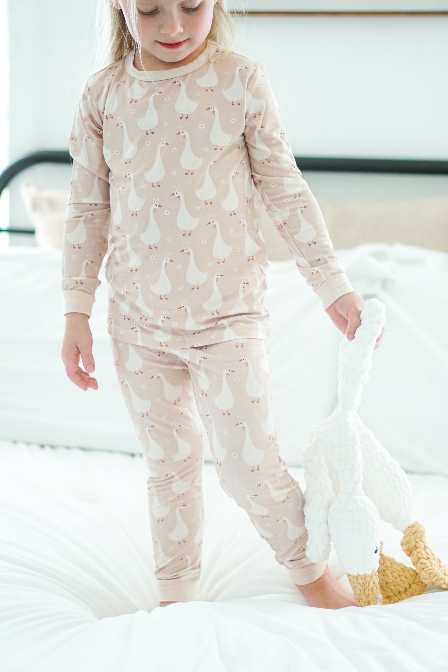 Silly Goose on the Loose 2-teiliges Bambus-Pyjama-Set
