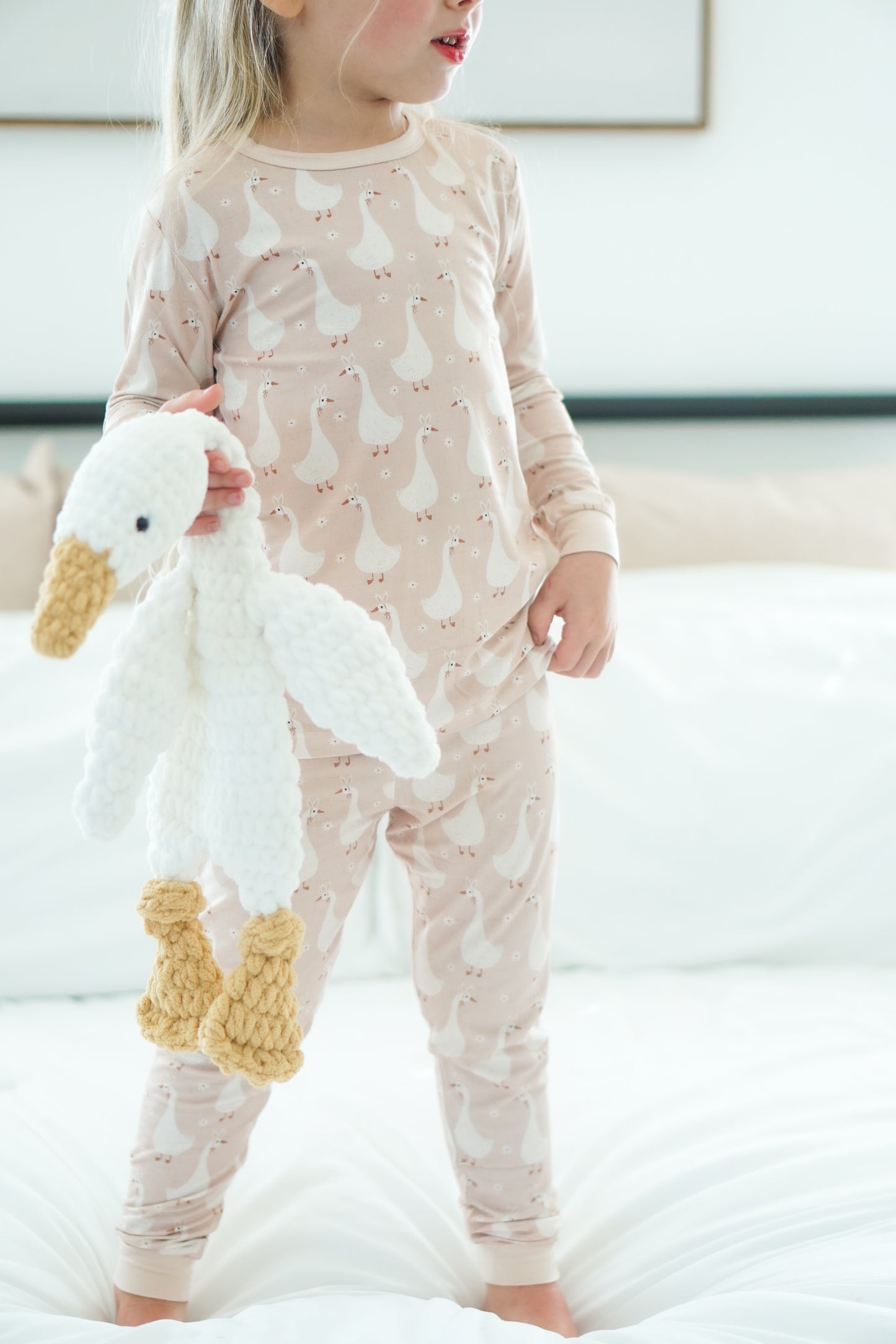 Silly Goose on the Loose 2-teiliges Bambus-Pyjama-Set